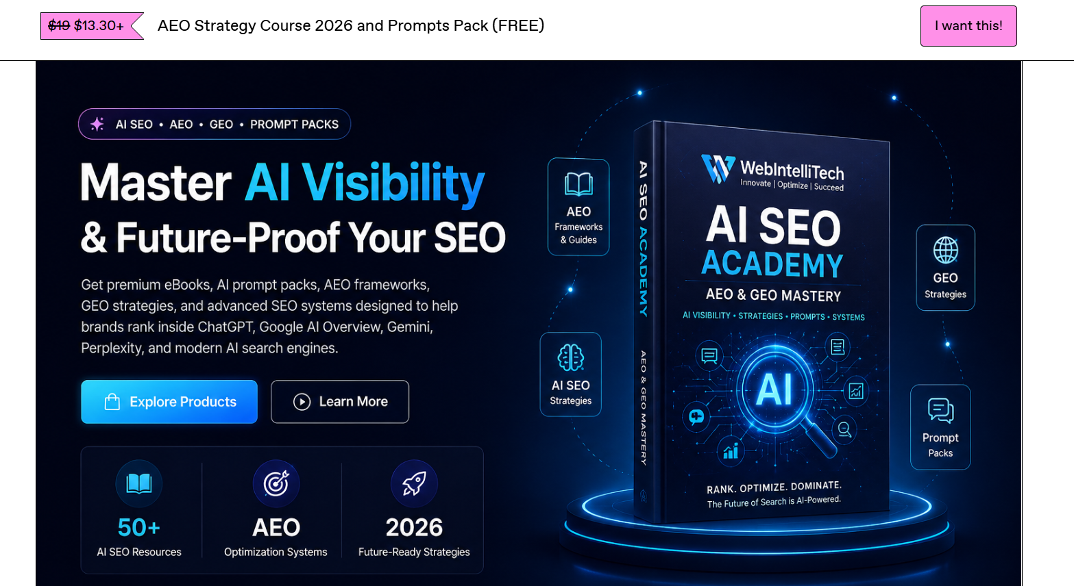 Buy AEO Strategy Playbook 2026